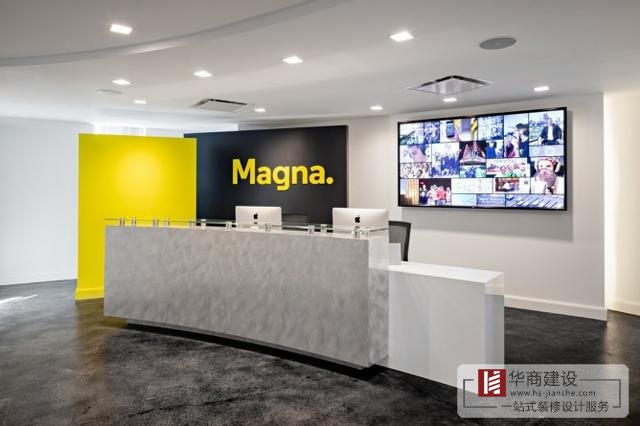 公司前台裝修該怎麽設計，廣州辦公室前台裝飾