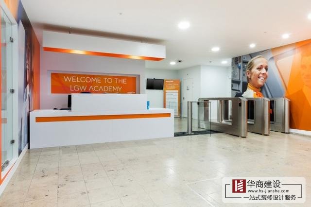 公司前台裝修該怎麽設計，廣州辦公室前台裝飾