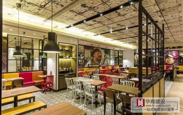 廣州快餐店裝修設計，快餐店風格布局規劃
