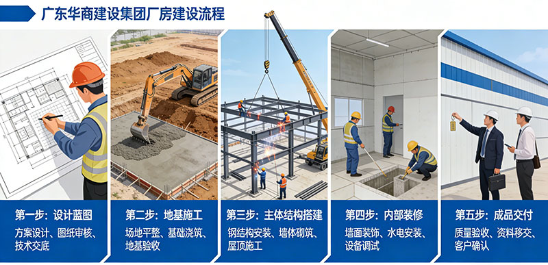 廠房建設一站式解決方案，專業打造高标準工業廠房